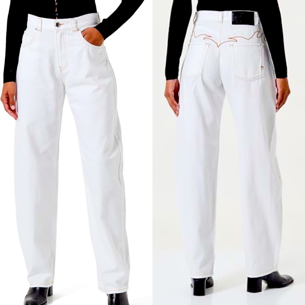 PINKO ⭐️ELOISE EGG RICAMO BASCHINA jeans Size 27